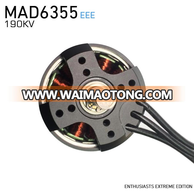 MAD 30kw longboard Ebike 190kv 6355 brushless motor for skateboard